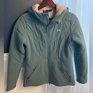 Under Armour Sherpa lined jacket Sage Green size Small women’s